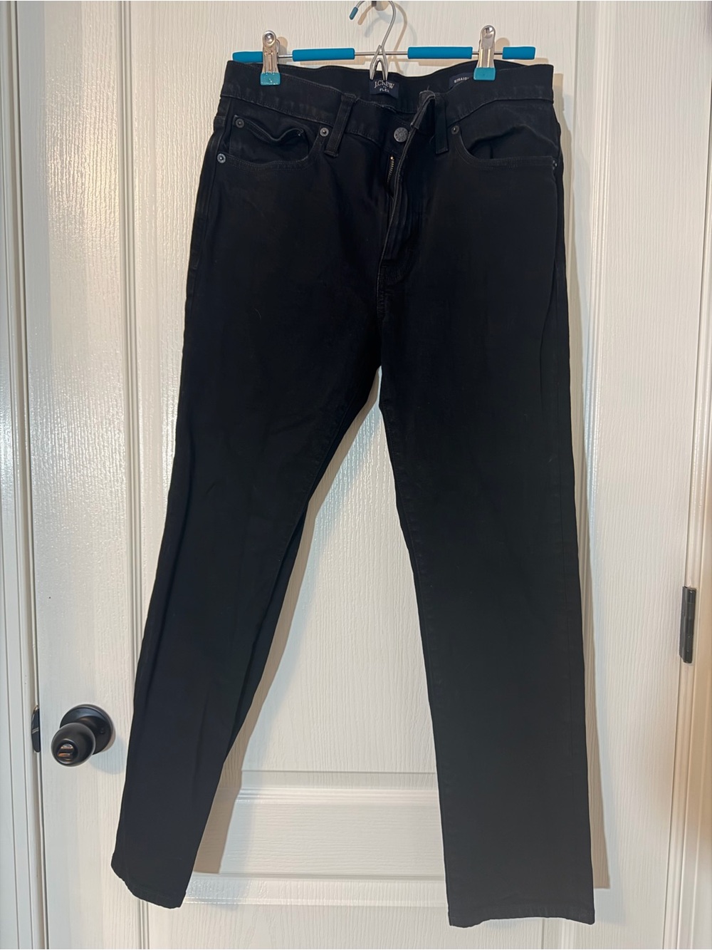 J. Crew Outlet Men’s Black Straight Leg Flex Jeans - Size W30 / L30
